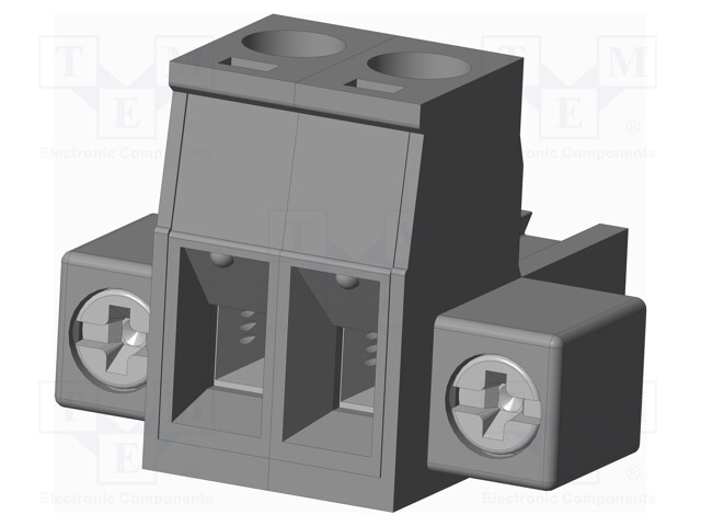 Connector: pluggable terminal block; plug; female; straight; grey