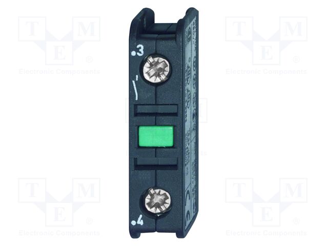 Auxiliary contacts; Leads: screw terminals; Contacts: NO