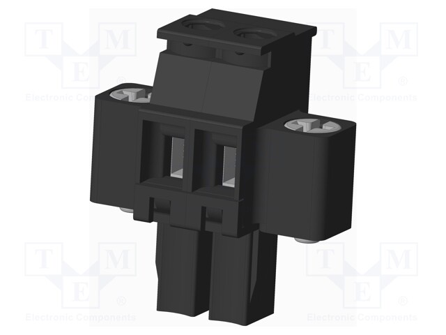 Connector: pluggable terminal block; plug; female; angled 90°