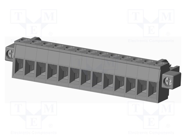 Connector: pluggable terminal block; plug; female; straight; grey