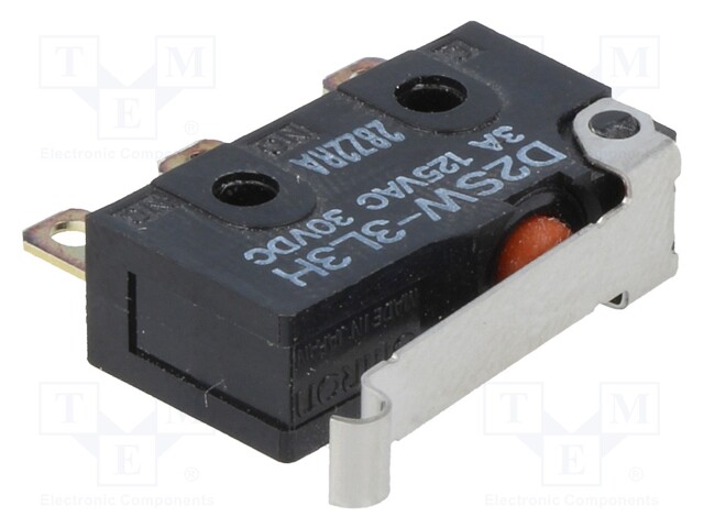 Microswitch SNAP ACTION; with lever with roller simulation