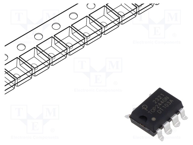 IC: PMIC; AC/DC switcher,SMPS controller; 61.5÷140kHz; SO-8C