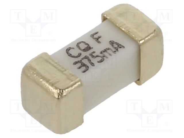 Fuse: fuse; quick blow; 375mA; 125VAC; 125VDC; SMD; ceramic