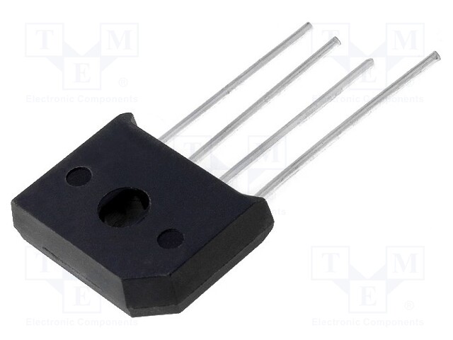 Single-phase bridge rectifier; Urmax: 800V; If: 6A; Ifsm: 175A; KBU