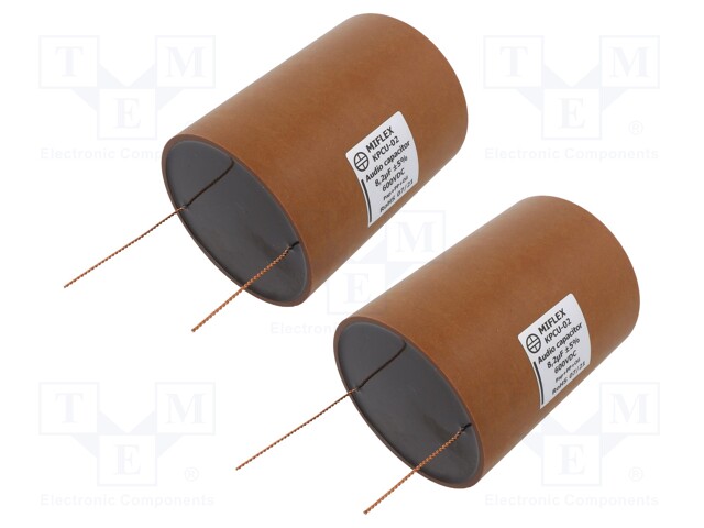 Capacitor: copper-polypropylene-paper; 8.2uF; 600VDC; ±5%; 0.0035