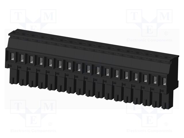 Connector: pluggable terminal block; plug; female; angled 90°