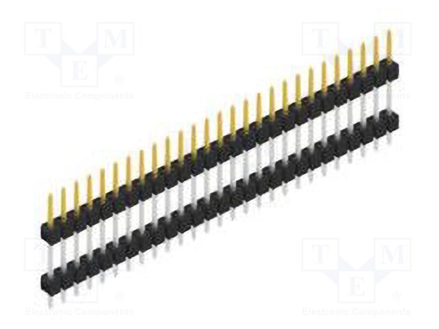 Connector: pin strips; pin header; male; PIN: 27; 2.54mm; THT; 1x27