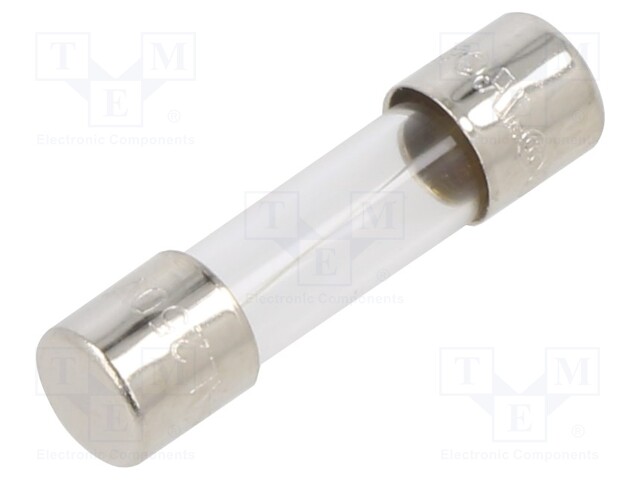 Fuse: fuse; quick blow; 4A; 250VAC; cylindrical,glass; 5x20mm; S500