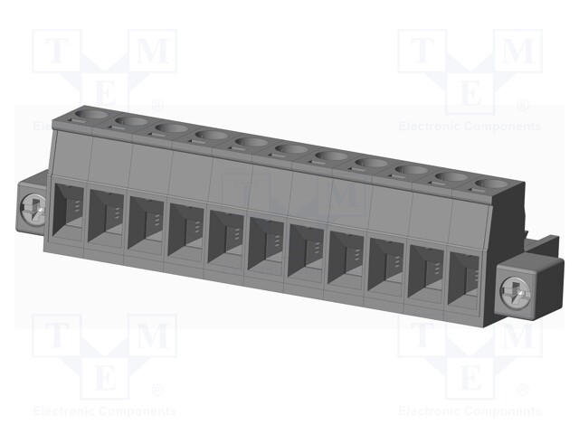 Connector: pluggable terminal block; plug; female; straight; grey