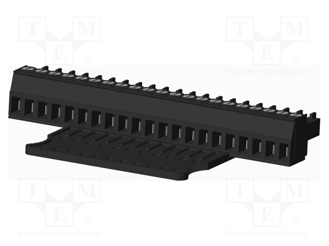 Connector: pluggable terminal block; plug; female; straight; 300V