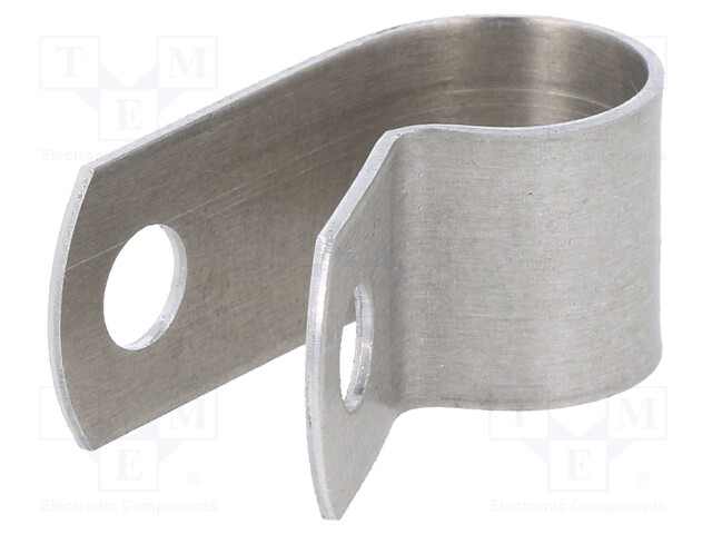 Fixing clamp; ØBundle : 20.6mm; W: 12.7mm; aluminium