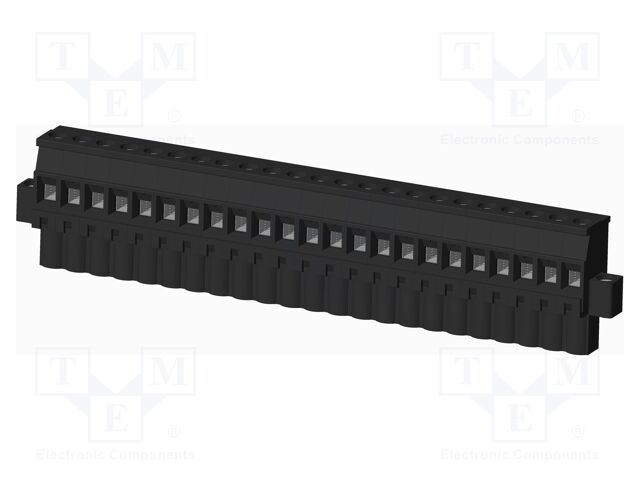 Connector: pluggable terminal block; plug; female; angled 90°
