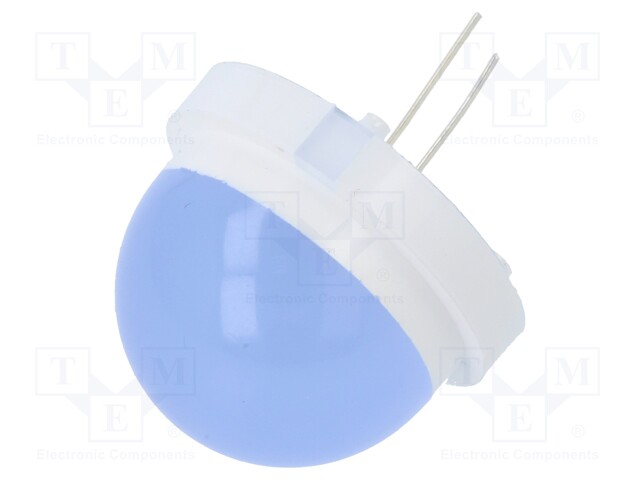 LED; 20mm; blue; 550÷750mcd; 120°; 6÷15V; 20mA; Variant: blinking
