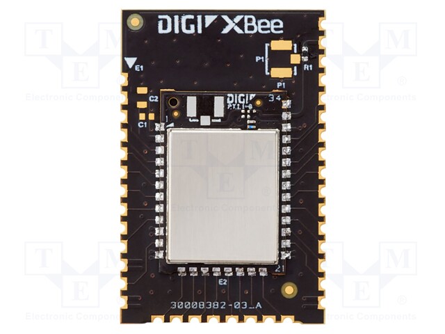 Module: RF; PCB; XBee; 2.4GHz; I2C,SPI,UART; -103dBm; 8dBm; SMD