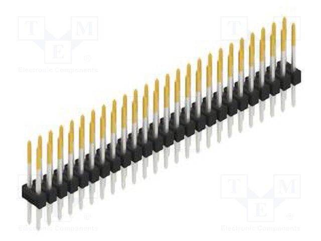 Connector: pin strips; pin header; male; PIN: 50; 2.54mm; THT; 2x25