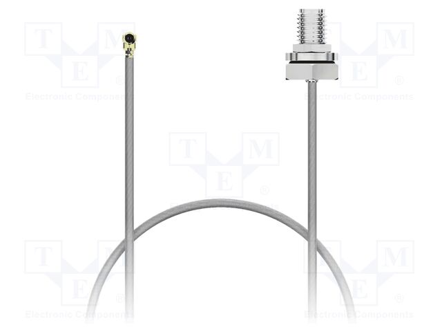 Cable; IPEX MHF,SMA female; grey; -40÷85°C; 0÷6GHz; 150mm; 50Ω
