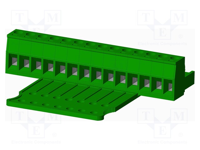 Connector: pluggable terminal block; plug; female; straight; 5mm