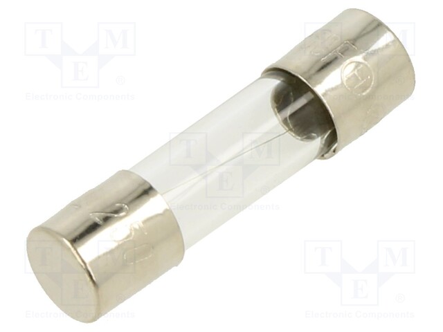 Fuse: fuse; 3.15A; 250VAC; glass; 20x5.2mm; brass; bulk