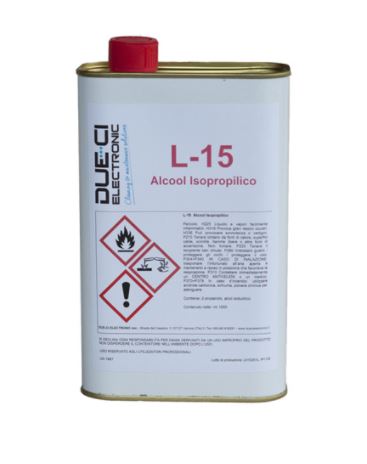 Isopropyl alcohol; 1000ml; liquid; metal container; colourless