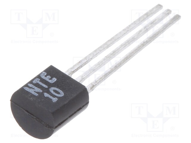 Transistor: NPN; bipolar; RF; 12V; 70mA; 500mW; TO92
