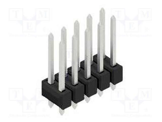 Connector: pin strips; pin header; male; PIN: 10; 2.54mm; THT; 2x5