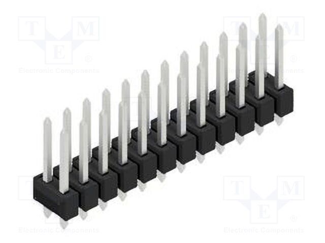 Connector: pin strips; pin header; male; PIN: 24; 2.54mm; THT; 2x12