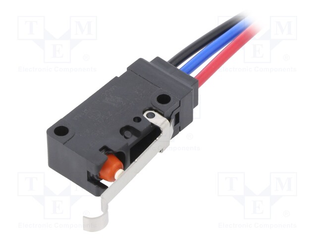 Microswitch SNAP ACTION; with lever with roller simulation