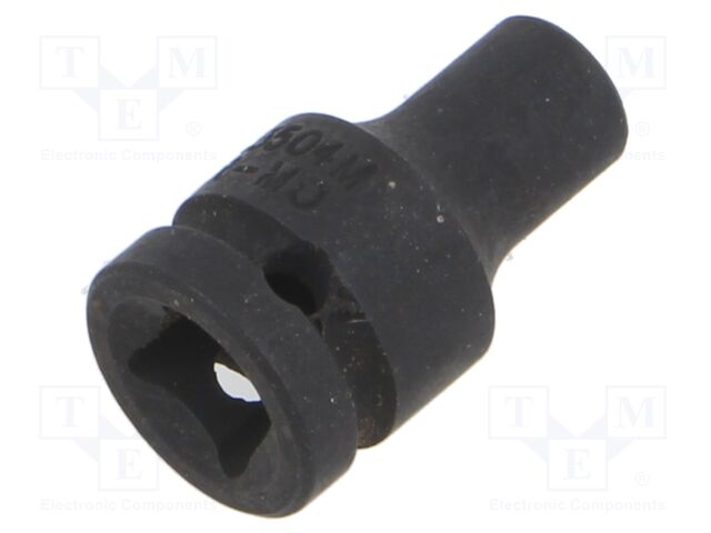 Wrench; 6-angles,hex socket,socket spanner; 1/4"; short,impact