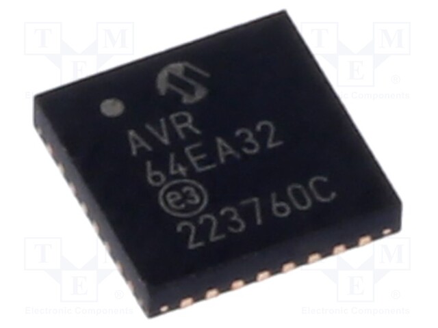 IC: AVR microcontroller; EEPROM: 512kB; SRAM: 6kB; Flash: 64kB