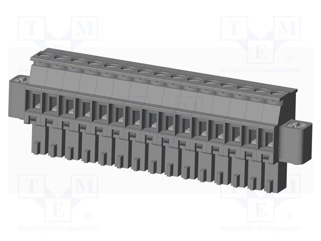 Connector: pluggable terminal block; plug; female; angled 90°