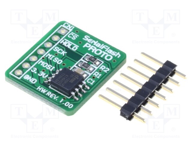 Expansion board; Features: 8Mbit Flash memory; Interface: SPI