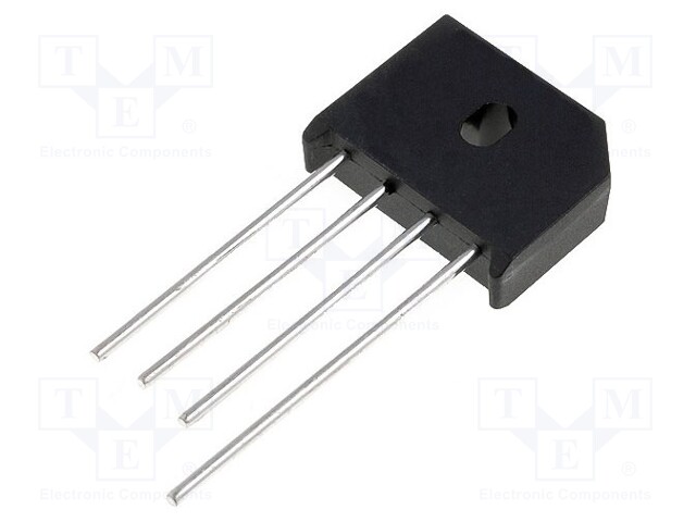 Single-phase bridge rectifier; Urmax: 100V; If: 8A; Ifsm: 150A; KBU