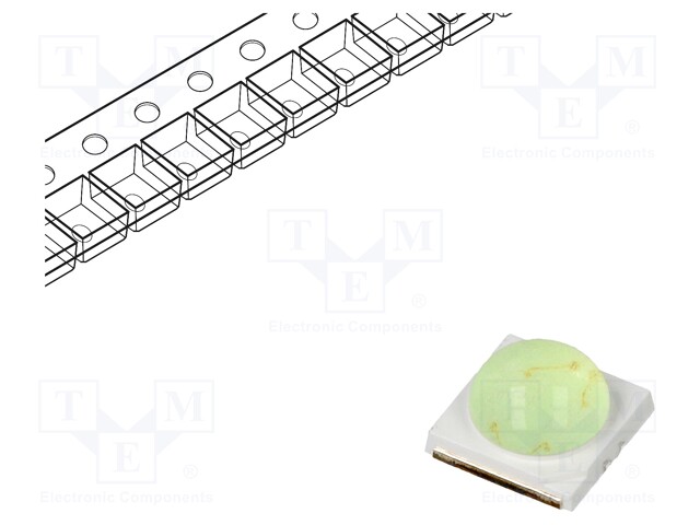 Power LED; blue (PC blue); 130°; 350mA; λd: 465-475nm; Pmax: 2W