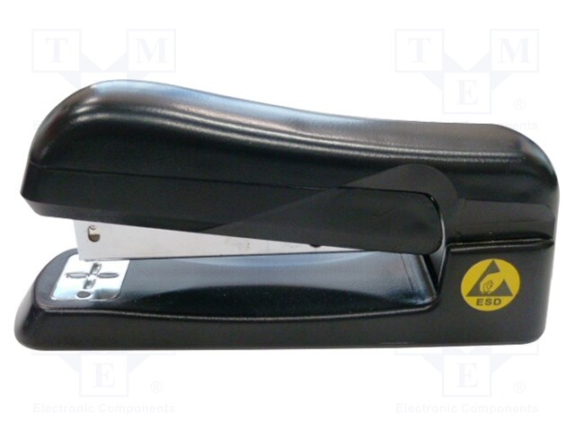 Stapler; ESD; EN 61340-5-1; ABS; black; <0.1MΩ; 185g