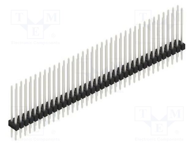 Connector: pin strips; pin header; male; PIN: 72; 2.54mm; THT; 2x36