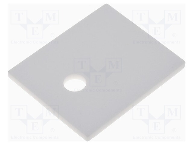 Heat transfer pad: ceramic; TO218,TO247; L: 21mm; W: 25mm; D: 1.5mm