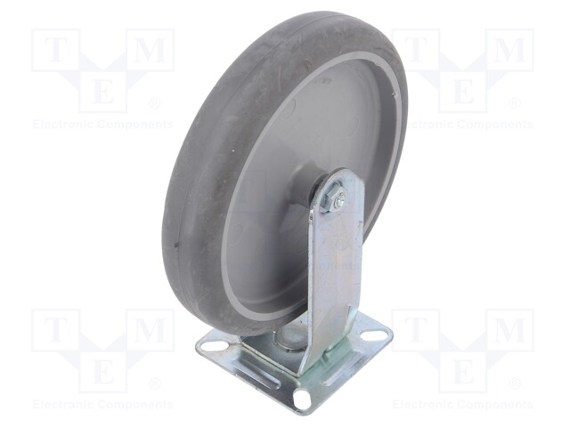Transport wheel; Ø: 125mm; W: 27mm; H: 157mm; rigid; 120kg