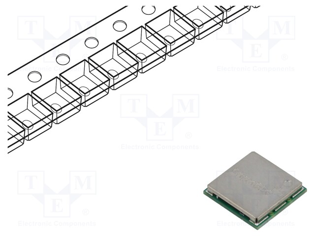 Module: GNSS; ±1m; NMEA; uP: AG3335M; -165dBm; I2C,UART; SMD; 10x10mm