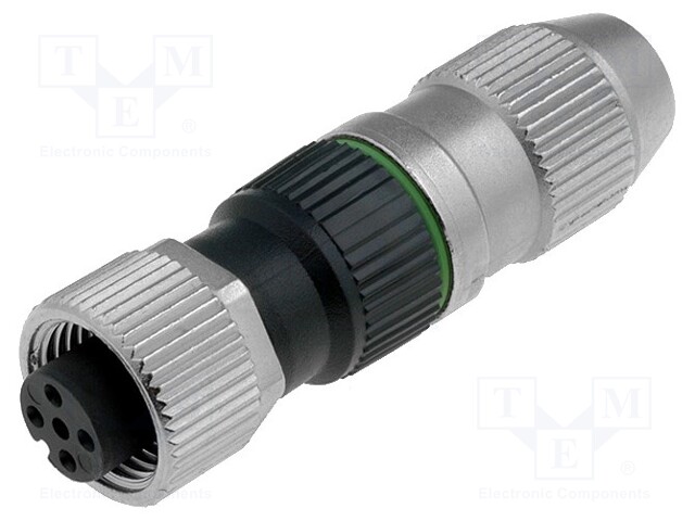 Straight plug; signaller 0863 series; Connection: connector M12