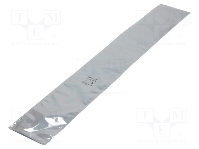 Protection bag; ESD; L: 762mm; W: 102mm; Thk: 76um; Features: open