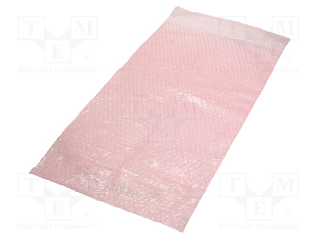 Protection bag; ESD; L: 700mm; W: 400mm; Mat: polyetylene; pink