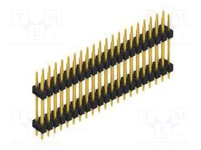 Connector: pin strips; pin header; male; PIN: 42; 2.54mm; THT; 2x21