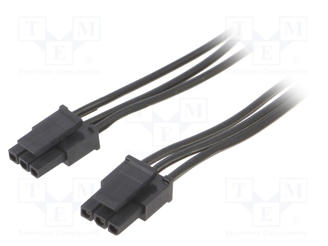 Cable; Micro-Fit 3.0; MX-43645-0300,female-female; PIN: 3; 0.2m