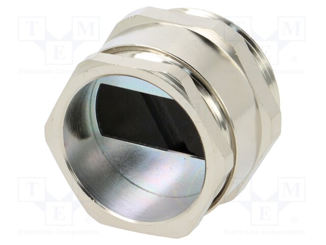 Cable gland; for flat cable; PG48; IP54; Mat: brass