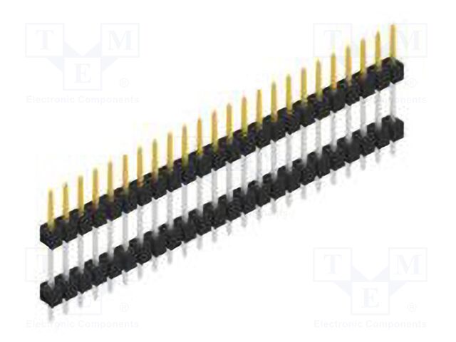 Connector: pin strips; pin header; male; PIN: 24; 2.54mm; THT; 1x24