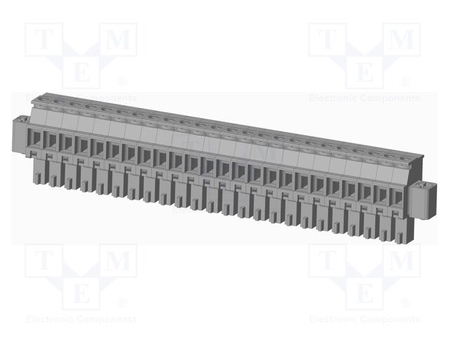Connector: pluggable terminal block; plug; female; angled 90°