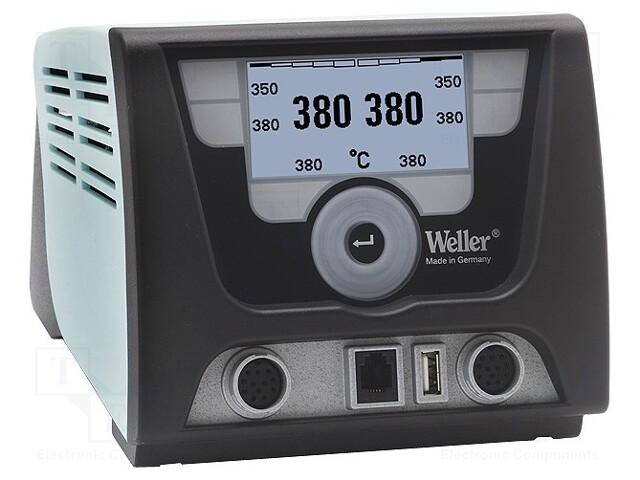 Control unit; digital; ESD; 200W; 50÷550°C; Plug: EU; Display: LCD