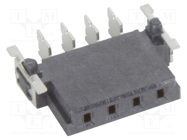 Connector: PCB to PCB; female; PIN: 4; 2.54mm; -55÷125°C; 21A; SMT