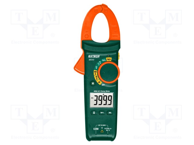 AC digital clamp meter; Øcable: 30mm; LCD (4000),with a backlit