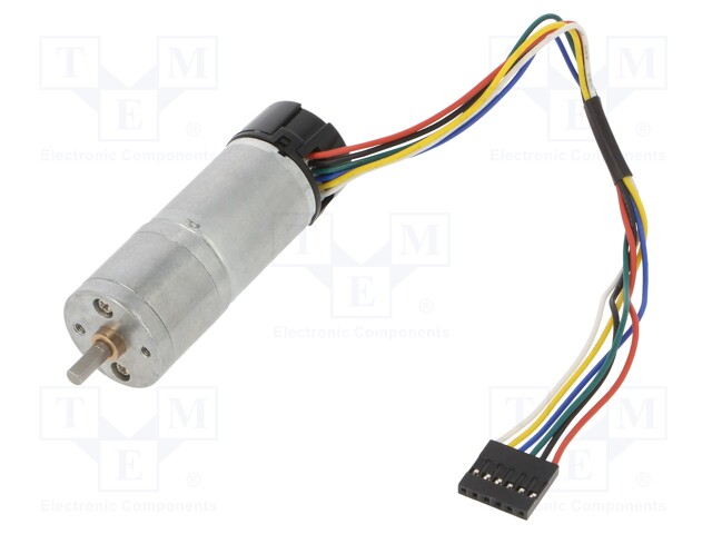 Motor: DC; with encoder,with gearbox; HP; 6VDC; 6.5A; 56rpm; 106g